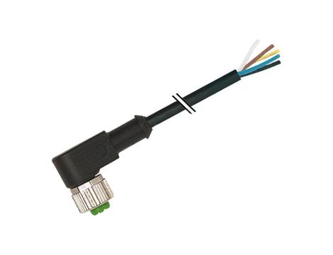 7000-19061-7020300 Gniazdo kątowe M12, 12P z przewodem o długości 3m PUR, 30VAC 1,5A