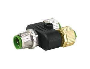 7000-41141-0000000 Trójnik M12 męskie, M12 żeńskie x2 kod A-DeviceNet / CANopen
