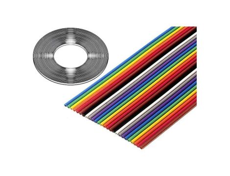 3302/10SF (100FT) Przewód: wstążkowy 10x28AWG 1,27mm linka Cu nieekranowany PVC