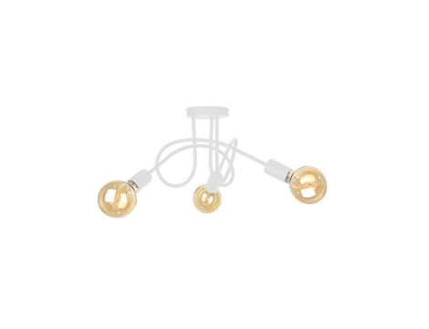 Lampa sufitowa nowoczesna 3xE27 RUMBA WHITE