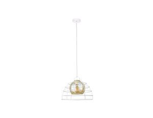 Lampa wisząca loftowa nowoczesna 1xE27 IDAGO NEW WHITE