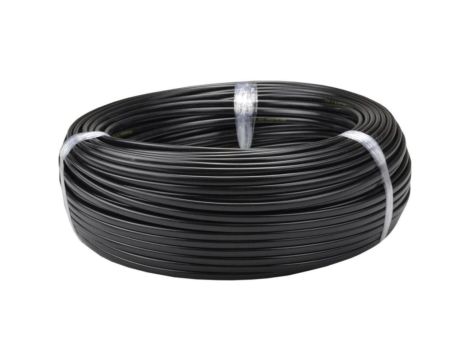 Przewód prądowy H03VVH2-F / OMYp 300V 2x0,75 płaski czarny linka Elektrokabel 100m