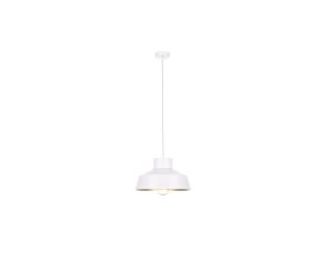 Lampa wisząca nowoczesna 1xE27 MOON WHITE/GOLD