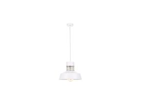 Lampa wisząca nowoczesna 1xE27 TITANIUM GOLD/WHITE