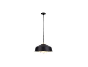 Lampa wisząca nowoczesna loftowa 1xE27 ELECTRA GOLD/BLACK