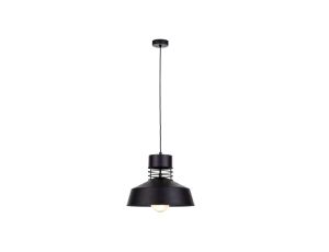 Lampa wisząca nowoczesna loftowa 1xE27 TITANIUM BLACK