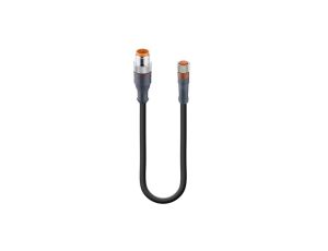 Kabel konfekcjonowany obustronnie złącza M12 męskie proste / M8 żeńskie proste 3-pinowe PUR RST 3-RKMV 3-224/5 M