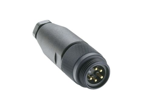 Złącze zasilające do samokonfekcjonowania męskie proste 5-PIN(4+PE) 230 VAC/DC 9 A czarny RSC 50/9