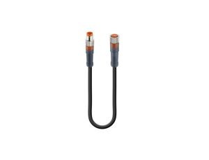 Kabel konfekcjonowany obustronnie zakończony złącza M8 męskie żeńskie proste 3-pinowe gwintowane RSMV 3-RKMV 3-224/0,3 M