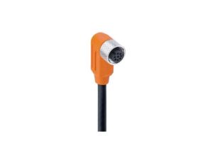 Kabel konfekcjonowany jednostronnie złącze M12 żeńskie kątowe 8-pinowe kodowanie A ekranowany czarny PUR RKWTS 8-299/2 M