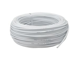 Przewód prądowy H03VV-F / OMY 300V 3x1,5 biały linka Mercor 10m