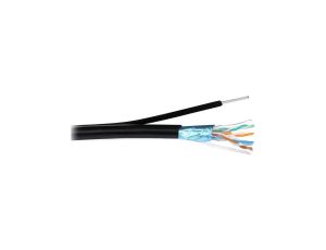 Kabel zewnętrzny z linką nośną kat.5e F/UTPzn 4x2x0,5 NETSET 500m