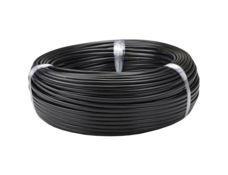 Przewód prądowy H03VVH2-F / OMYp 300V 2x0,75 płaski czarny linka Elektrokabel 25m