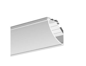 Profil led KOPRO-L 1m anodowany z osłoną mleczną Kluś