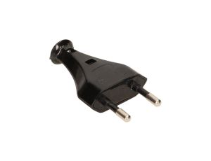 WTYCZKA PŁASKA 2 5A 250V CZARNY WT-1001 (ZN-11)