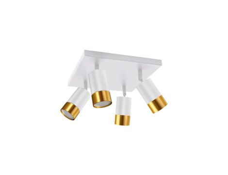 IDEUS SPOT PUZON 2XGU10 4D WHITE/GOLD