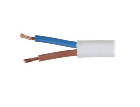 Przewód OMY 2x1.00 BIAŁY 300/300V