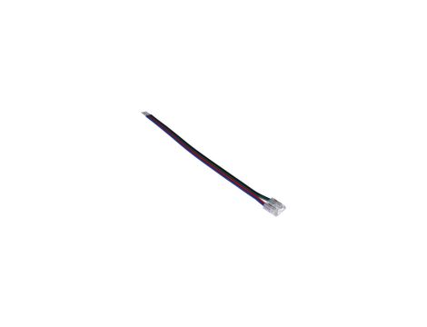 Złączka do taśmy led COB/RGB kolor 10mm taśma-przewód 15cm