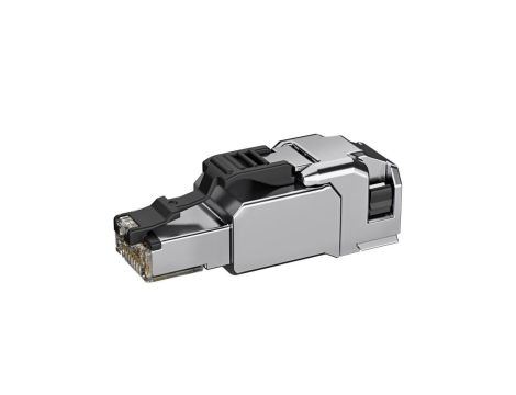 Wtyk beznarzędziowy RJ45 8P8C kat.6A ekranowany FTP Telegärtner SLIM