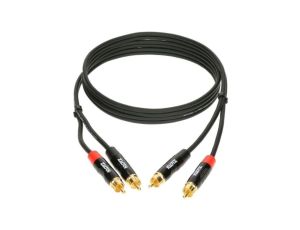 KLOTZ Kabel Audio 2x RCA Cinch (wtyk) / 2x RCA Cinch (wtyk) 0,6m