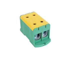 Blok rozdzielczy - odgałęźny 2 - polowy 35-240mm2 żółto - zielony montaż płaski FJ-E240/2/D 1000074
