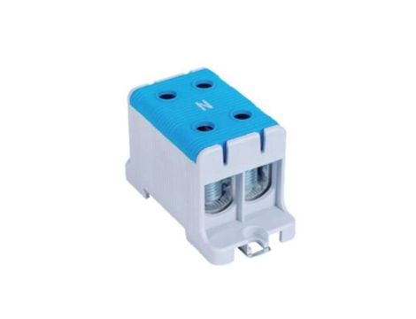 Blok rozdzielczy - odgałęźny 2 - polowy 16-95mm2 niebieski montaż płaski FJ-E95/2/B 1000061