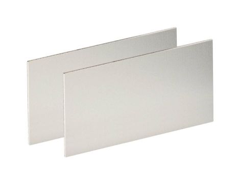87412100 Panel przedni Seria: ALURAIL naturalny aluminium X: 101,8mm