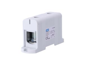 Blok rozdzielczy - odgałęźny 1 - polowy 35-240mm2 szary montaż płaski FJ-E240 85829