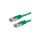 Patchcord S/FTP kat.6 PiMF kabel sieciowy LAN 2x RJ45 linka zielony 1,5m VALUE