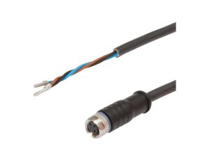 VKA05075 Kabel połączeniowy, 10 m, gniazdo M8 3-stykowe proste, wolny koniec kabla, 3-żyłowy, PUR (poliuretan)