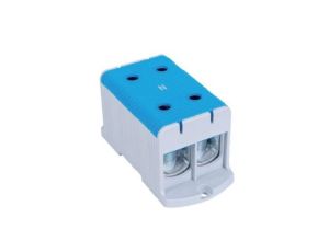 Blok rozdzielczy - odgałęźny 2 - polowy 35-240mm2 niebieski montaż płaski FJ-E240/2/B 1000073