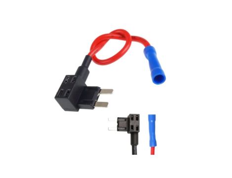 Adapter BYPASS bezpiecznika samochodowego MINI 20A z kablem 12cm AMIO