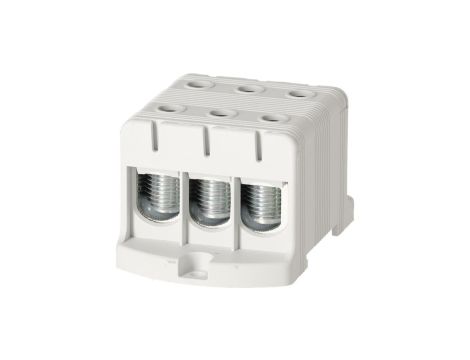 Blok rozdzielczy - odgałęźny 3 - polowy 16-95mm2 szary montaż płaski FJ-E95/3 1000063
