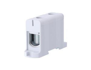 Blok rozdzielczy - odgałęźny 1 - polowy 35-150mm2 szary montaż płaski FJ-E150 85826