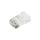 Wtyk modularny RJ45 8P8C kat.5e nieekranowany UTP drut przelotowy WORECZEK 100szt. Alantec