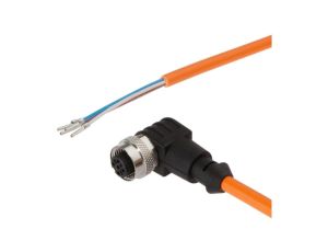 Kabel połączeniowy, 20 m, gniazdo M12 4-stykowe kątowe, wolny koniec kabla, PUR (poliuretan) VKB0R321