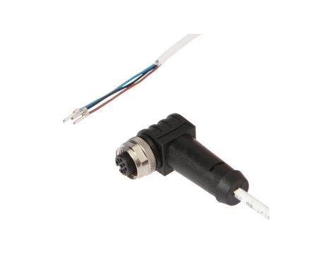 VKB0H021 Kabel połączeniowy, 20 m, gniazdo M12 3-stykowe kątowe, wolny koniec kabla, PTFE, 250 V