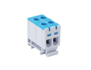 Blok rozdzielczy - odgałęźny 2 - polowy 1,5-16mm2 niebieski montaż płaski FJ-E16/2/B 1000049