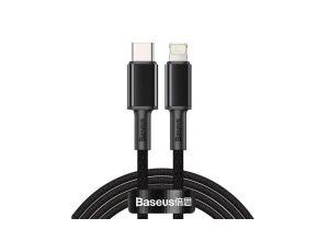 BASEUS Kabel USB 3.0 typ-C / Lightning (wtyk / wtyk) Quick Charge 3.0 Cafule czarny 2m