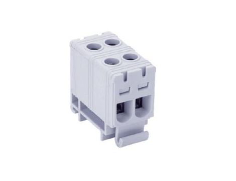 Blok rozdzielczy - odgałęźny 2 - polowy 1,5-16mm2 szary montaż płaski FJ-E16/2 1000048