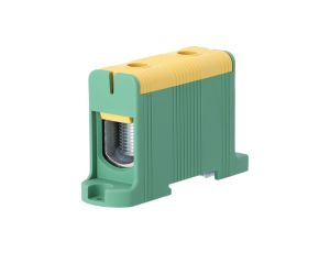Blok rozdzielczy - odgałęźny 1 - polowy 35-150mm2 żółty montaż płaski FJ-E150/D 85828