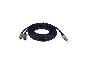 VITALCO RKD180 Kabel Audio do Subwoofera 1x RCA Cinch (wtyk) / 2x RCA Cinch (wtyk) 1m