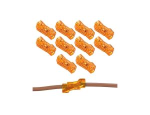 IDEALNA Szybkozłączka przelotowa 2x 0,5-4mm2 uniwersalna bezhalogenowa (na drut / na linkę) 450V/32A SIMET 10szt.