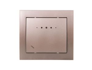 KIER Łącznik schodowy z podświetleniem satyna light ŁP-3WS/45