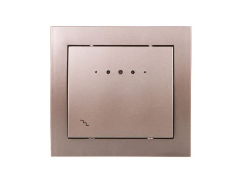 KIER Łącznik schodowy z podświetleniem satyna light ŁP-3WS/45