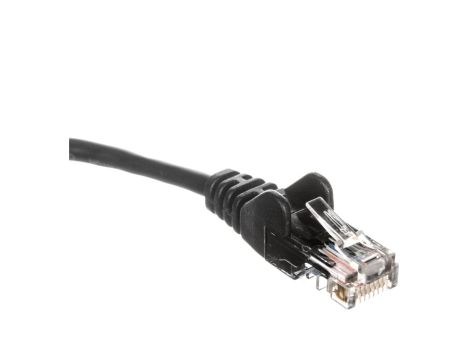 Kabel krosowy patchcord U/UTP kat.5e CCA czarny 3m 68649