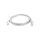 Kabel krosowy patchcord U/UTP kat.5e CCA szary 1,5m 95557