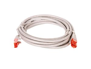 Kabel krosowy patchcord U/UTP kat.6 CCA szary 3m 68409