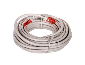 Kabel krosowy patchcord U/UTP kat.6 CCA szary 10m 68444