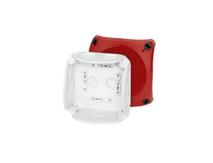 Puszka odgałęźna 104x104x70 bez zacisków IP66 czerwona DK 0400 R 62000037